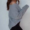 Feeling It Knit Star Sweater Blue