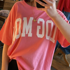 Dog Mom Oversized Graphic Tee