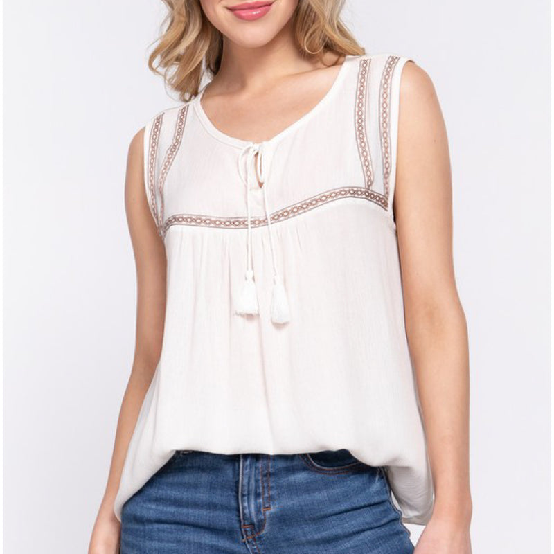 No One Sweeter Embroidered Top