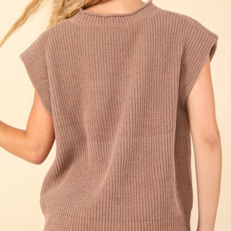 Making Memories Soft Knit Sweater Vest Top