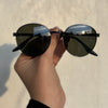 Round Fashion Sunglasses Black