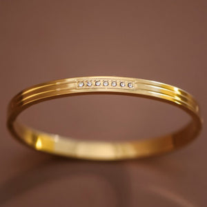 Stainless Steel Bangle Gold