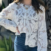 Something Sweet Floral Pattern Lace Top