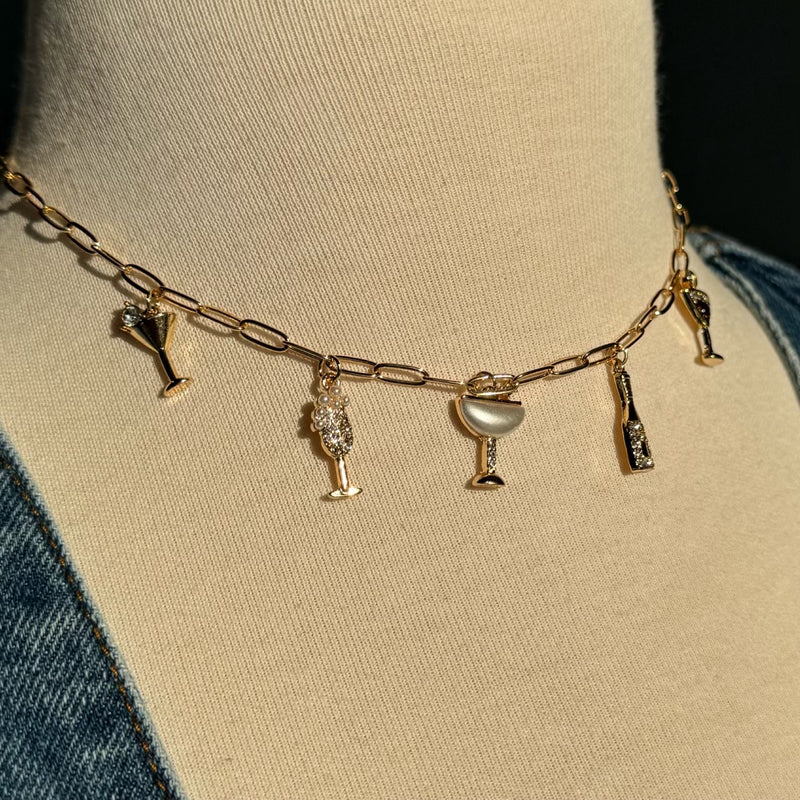 Charm Necklace Gold