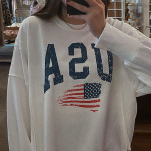 USA Washed Sweatshirt