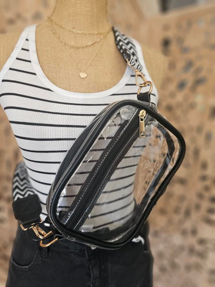 Clear Crossbody Bag With Strap