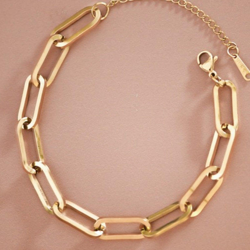 Stainless Steel Chain Link Bracelet