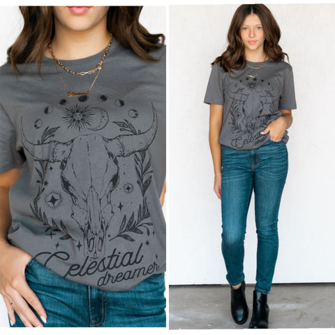 Sweet Day Floral Pumpkin Graphic Tee