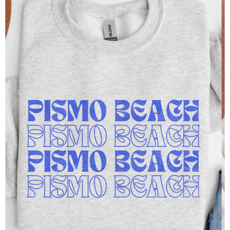 Pismo Beach Sweatshirt Ash Gray