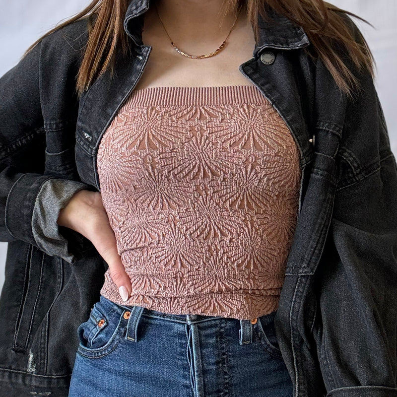 Dream Girl Tube Top Mauve