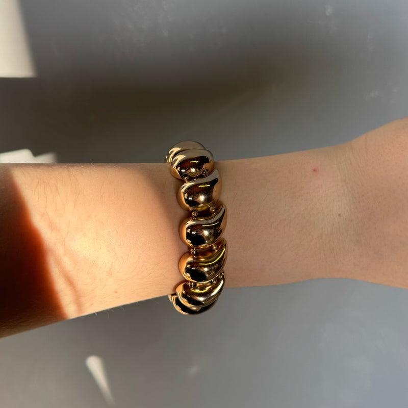 Tear Drop Bracelet Gold