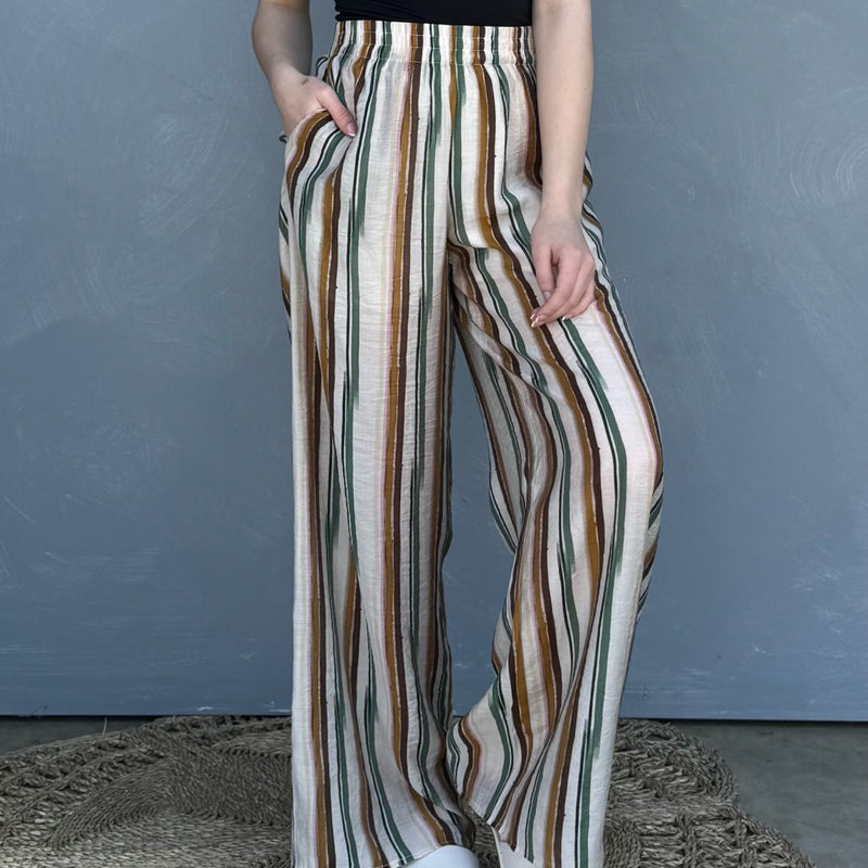 My Sunshine Multi Color Wide Leg Pants