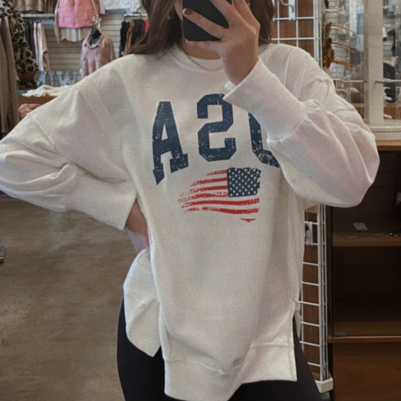 USA Washed Sweatshirt