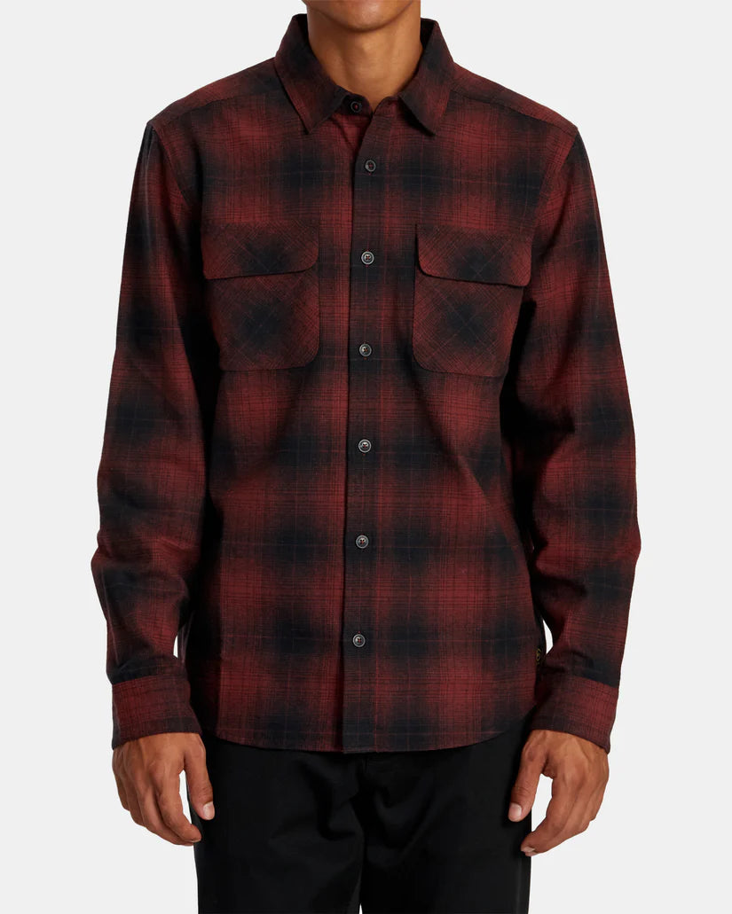 Dayshift Flannel Long Sleeve - RED EARTH