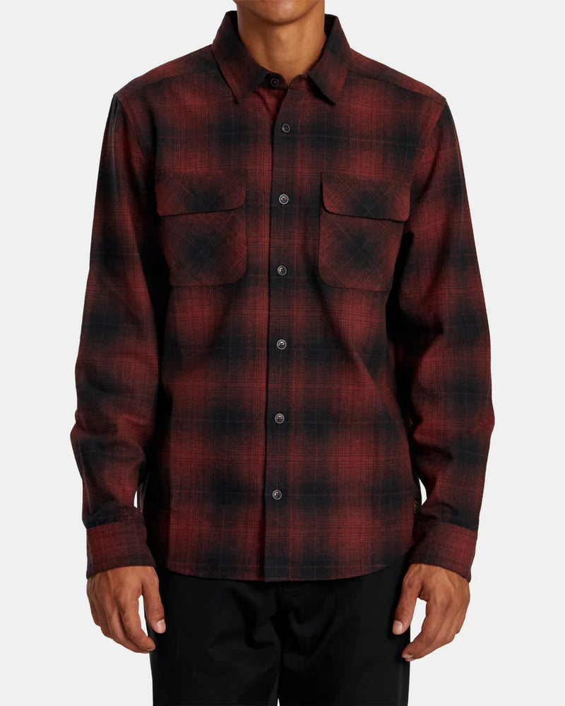 Dayshift Flannel Long Sleeve - RED EARTH