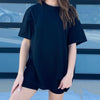 Girl On The Go Oversized Tee And Biker Shorts Set