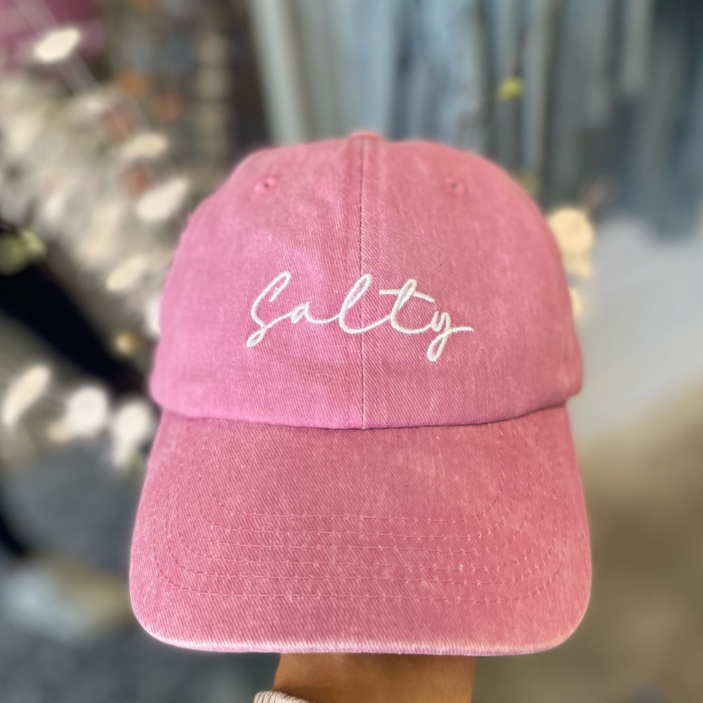 Salty Vintaged Washed Cap Pink