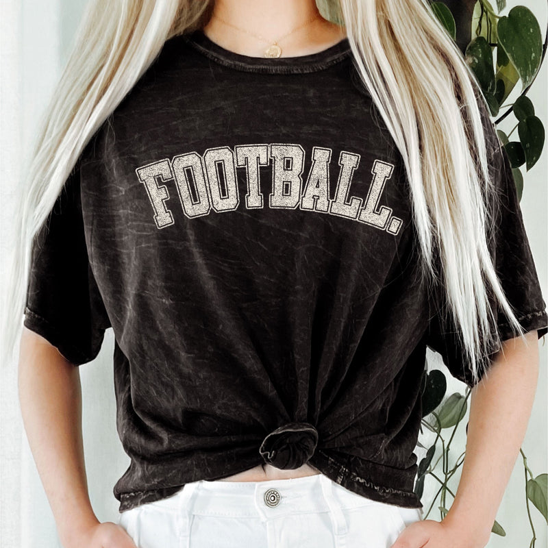 Football Mineral Washed Graphic Tee