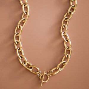 Stainless Steel Chunky Chain Necklace