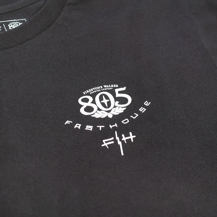 805 Desert Run Midweight Tee - Black