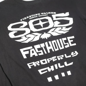 805 Gravel Midweight Tee - Black