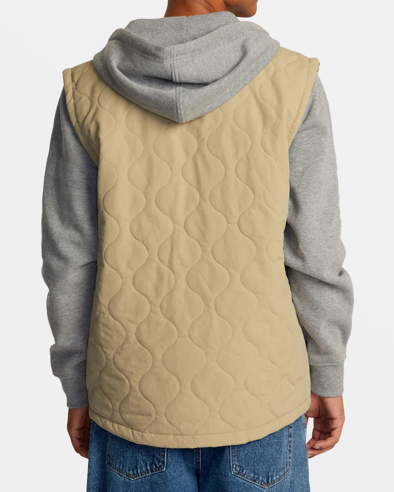 GRANT HOODED PUFFER JACKET- KHA