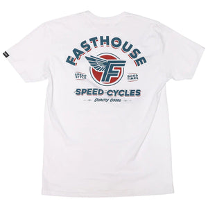 FASTHOUSE MALEN SS TEE WHITE