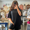 The Avery Reversable Romper Black