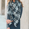 Classic Blanket Scarf Black/White