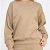 Cozy Day’s Crew Neck Oversized Sweatshirt Cream