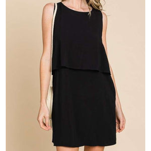 Easy Loving You Sleeveless Dress Black