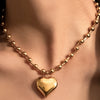 Stainless Steel Necklace With Heart Charm