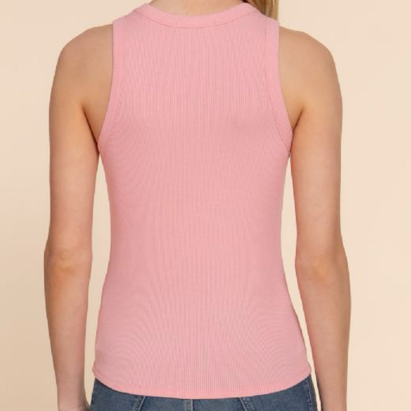 Everyday Basic Tank Top Pink