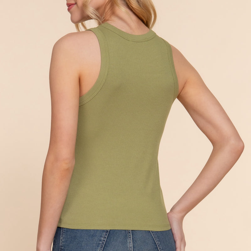 Everyday Basic Tank Top Olive