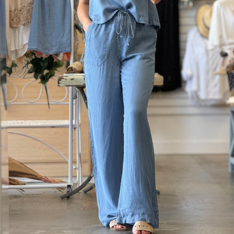 Adore You Wide Leg  Linen Trousers