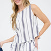 Flirty At Heart Oversized Drawstring Top