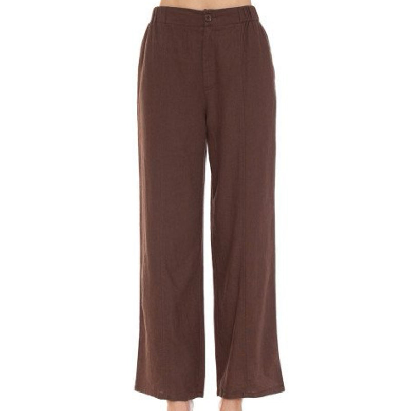 Adore You Wide Leg  Linen Trousers