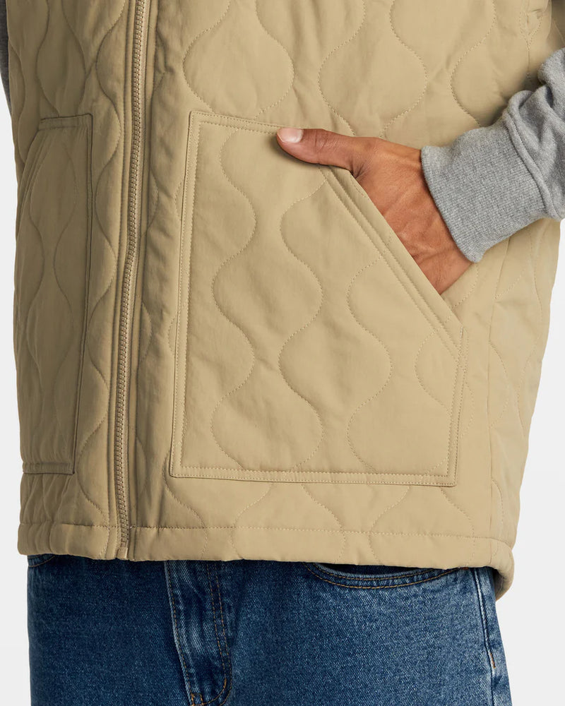 GRANT HOODED PUFFER JACKET- KHA