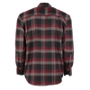 Sundown Heavyweight Flannel in Light Maroon/Black/Grey