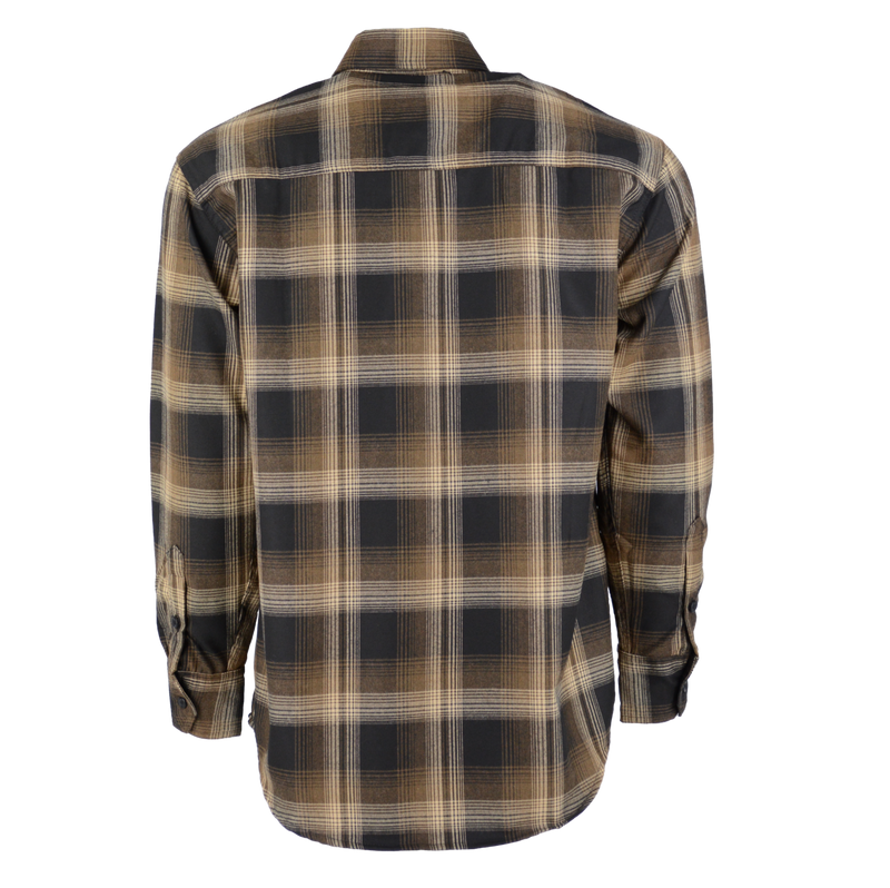 Sundown Heavyweight Flannel in Light Brown/Black/Sand