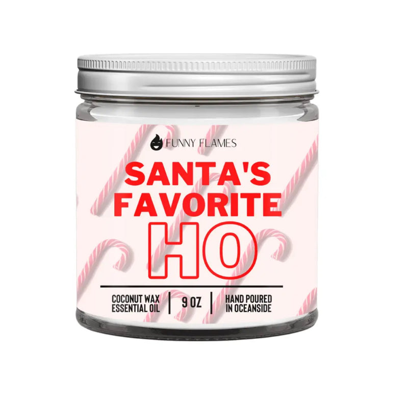 Santa's Favorite Ho Candle